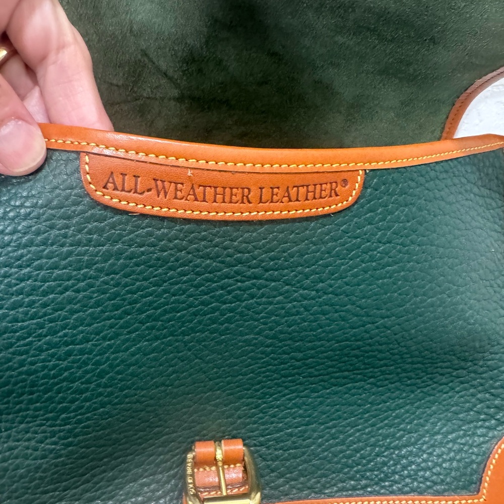 Dooney & Bourke- Beautiful Green Vintage Crossbody Bag - Never Used! - Picture 6 of 13